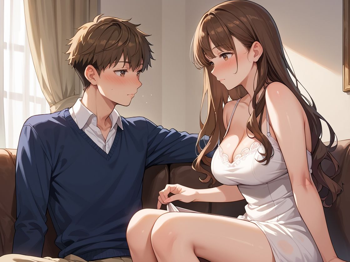 友達の母親が欲情するので何度も中出し種付け - サンプル画像 1