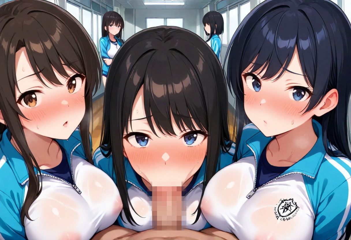 ハーレム学園で性処理係の僕ー放課後、制服のまま腰を振る少女たちー - サンプル画像 3