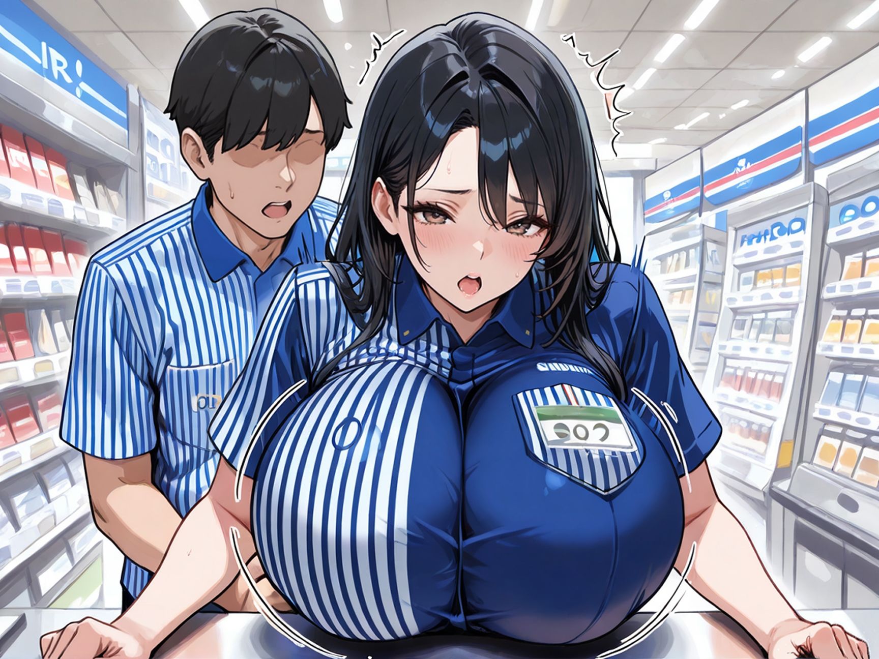バ先のどスケベな爆乳肉便器若妻たちのNTRえちえちパラダイス - サンプル画像 1
