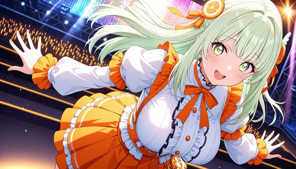 爆乳ツインカラーアイドルが中出し絶頂！マネージャーと禁断レッスン【4K】 - サンプル画像 2