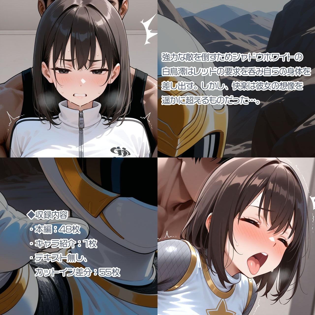 幻影戦隊シャドウレンジャー 〜シャドウホワイト編〜 - サンプル画像 4