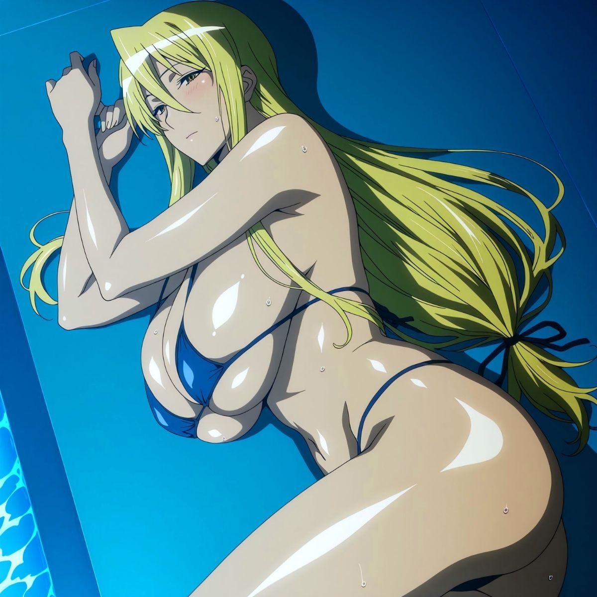 校医MARIKAWA ナイトプールで襲われる - サンプル画像 1