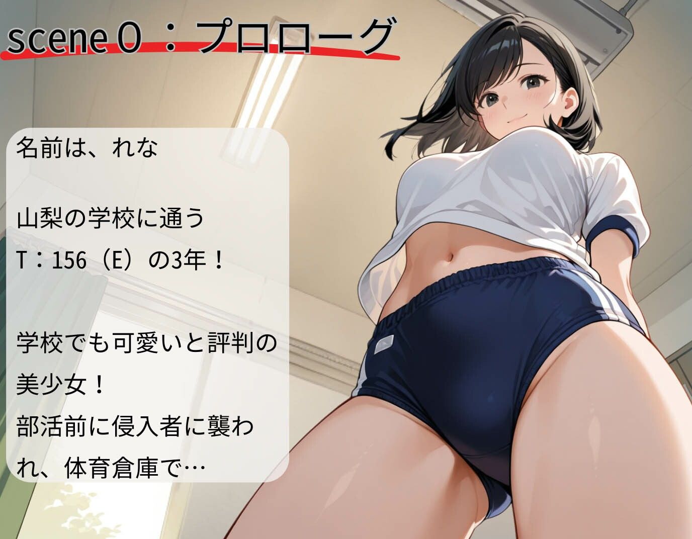 体操服姿のEカップ美少女と強●性交！快感の臨界点突破され理性完全崩壊の快楽堕ち - サンプル画像 2