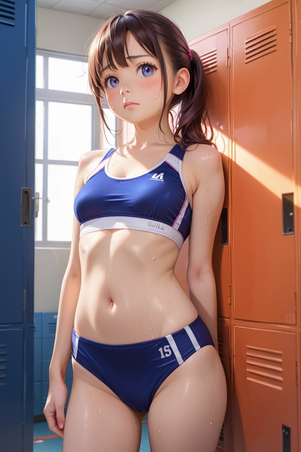 陸上競技大会の後は汗だくセックス大会！？ - サンプル画像 1