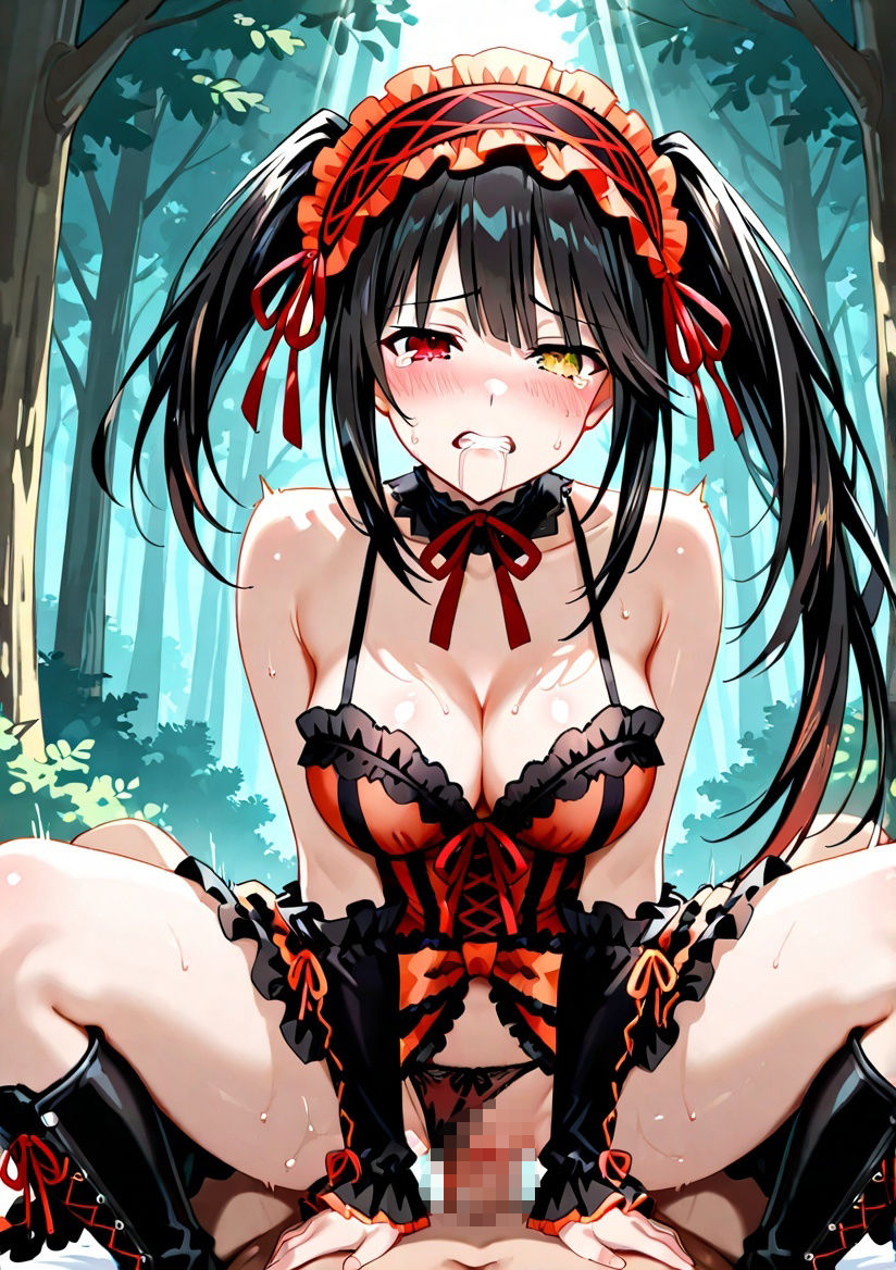 種付けおじさんに完全敗北 時崎狂三 が孕ませレ●プ - サンプル画像 3