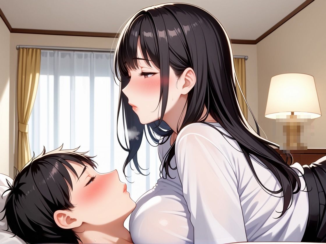 ドスケベボディの爆乳人妻と1日中NTRセックス - サンプル画像 1