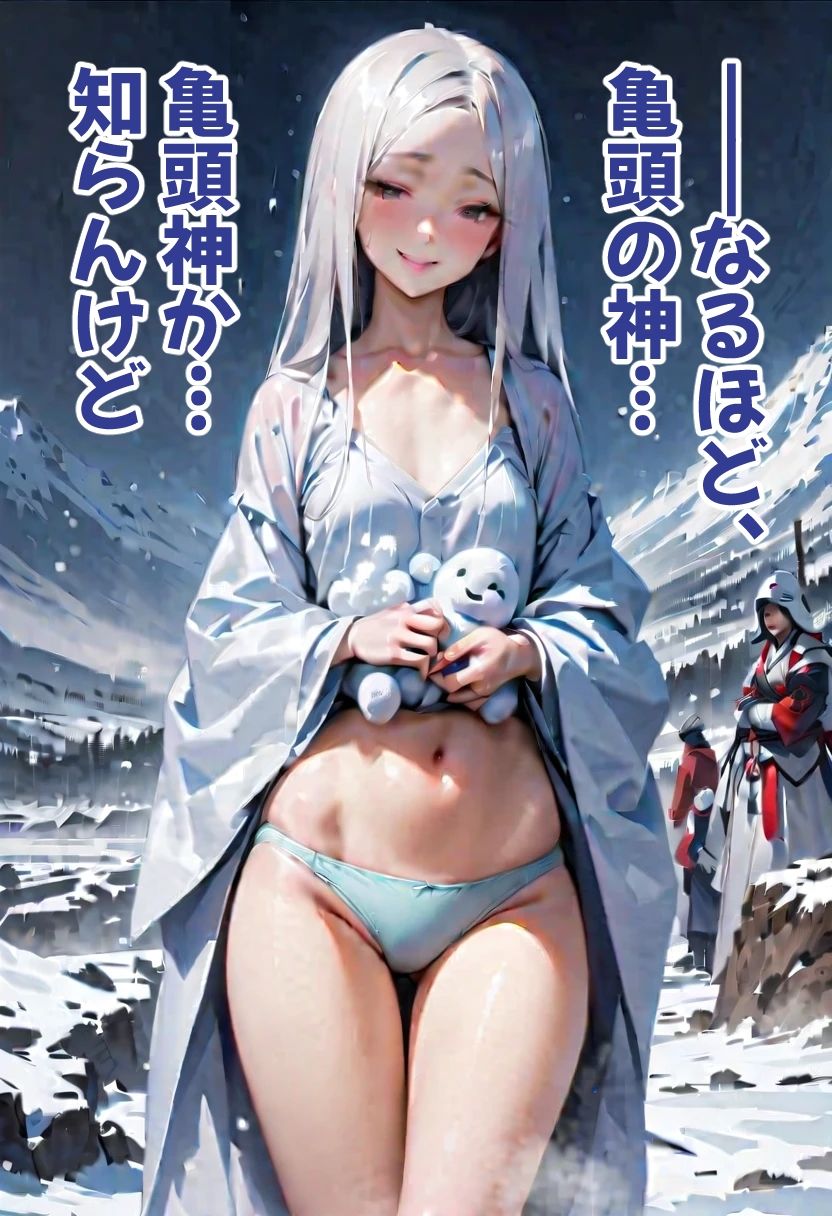 足刈がイク！  雪女編 - サンプル画像 4