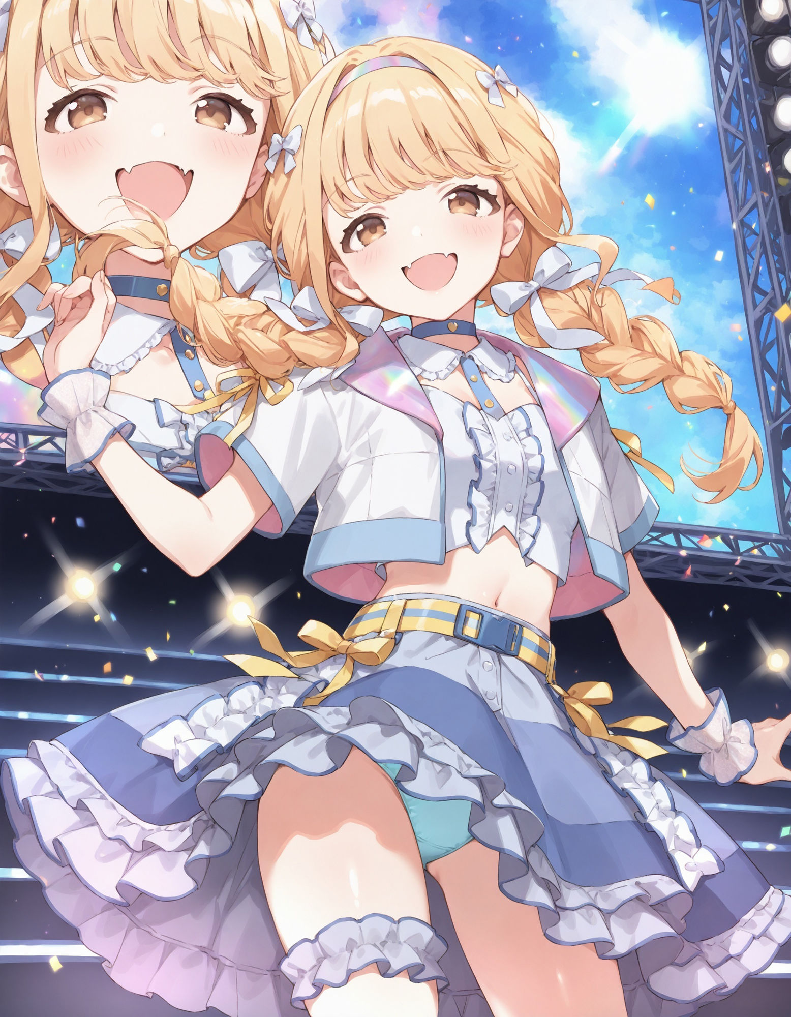 藤〇ことねのパンチラ〜アイドル衣装編〜 - サンプル画像 1