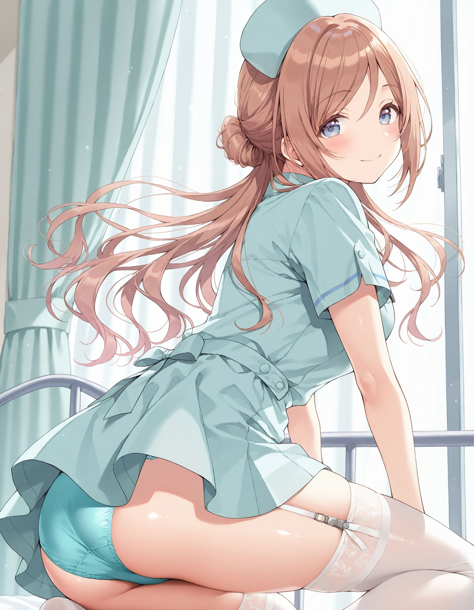 姫〇莉波のパンチラ〜ナース服編〜 - サンプル画像 7