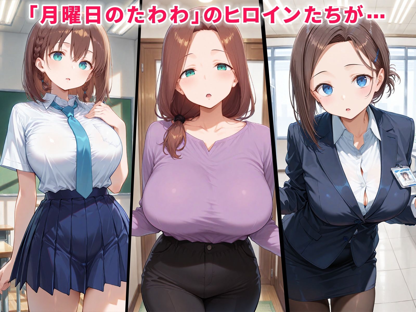催●支配されたたわわ女子〜全員寝取られ・孕ませ〜 - サンプル画像 1