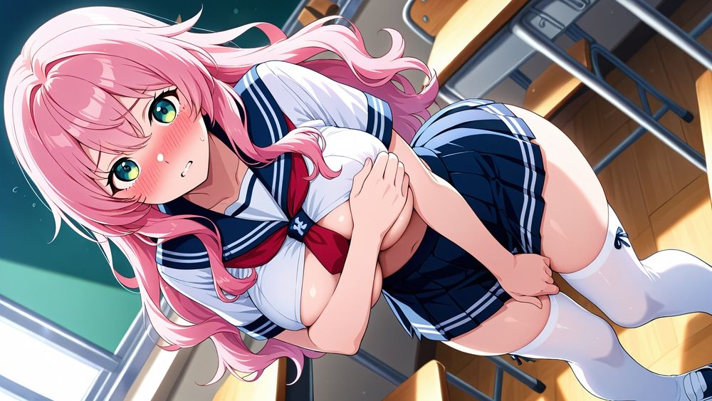 巨乳黒髪お姉さん＆ピンク髪娘が撮影で種付け受精【4K】 - サンプル画像 5