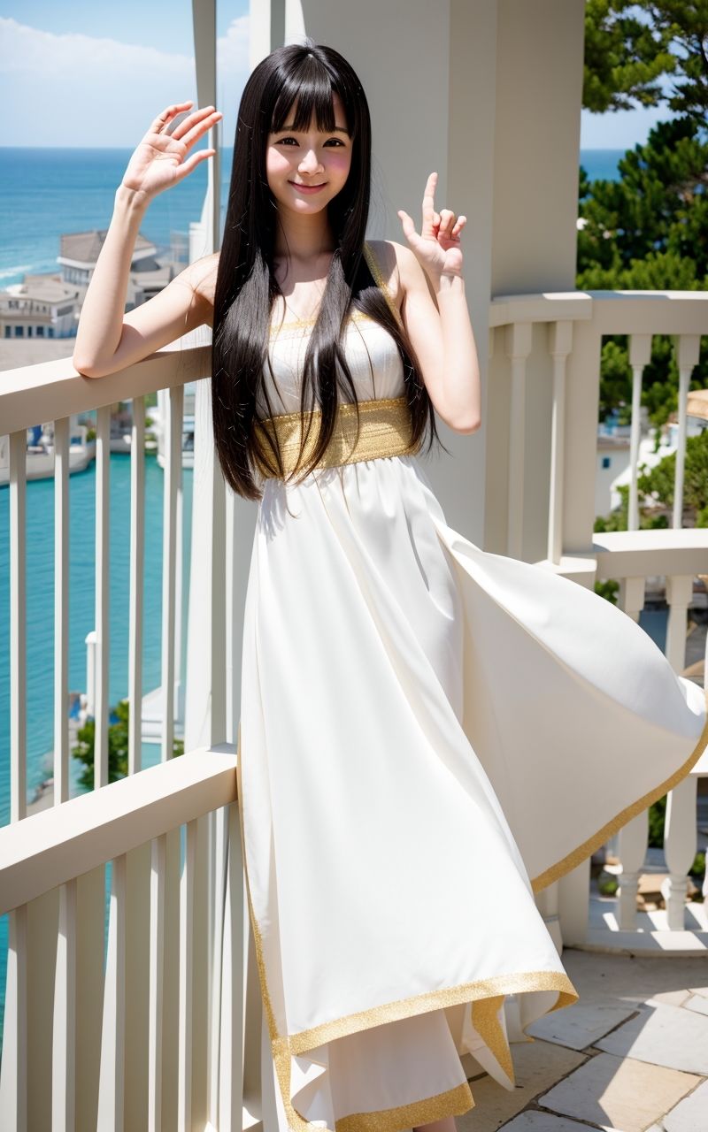AI美女写真集┃ロングスカートで美女 - サンプル画像 8