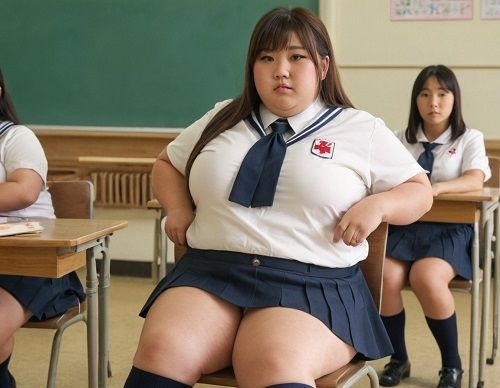 むっちむちなぽっちゃり女子校生ver12 - サンプル画像 1
