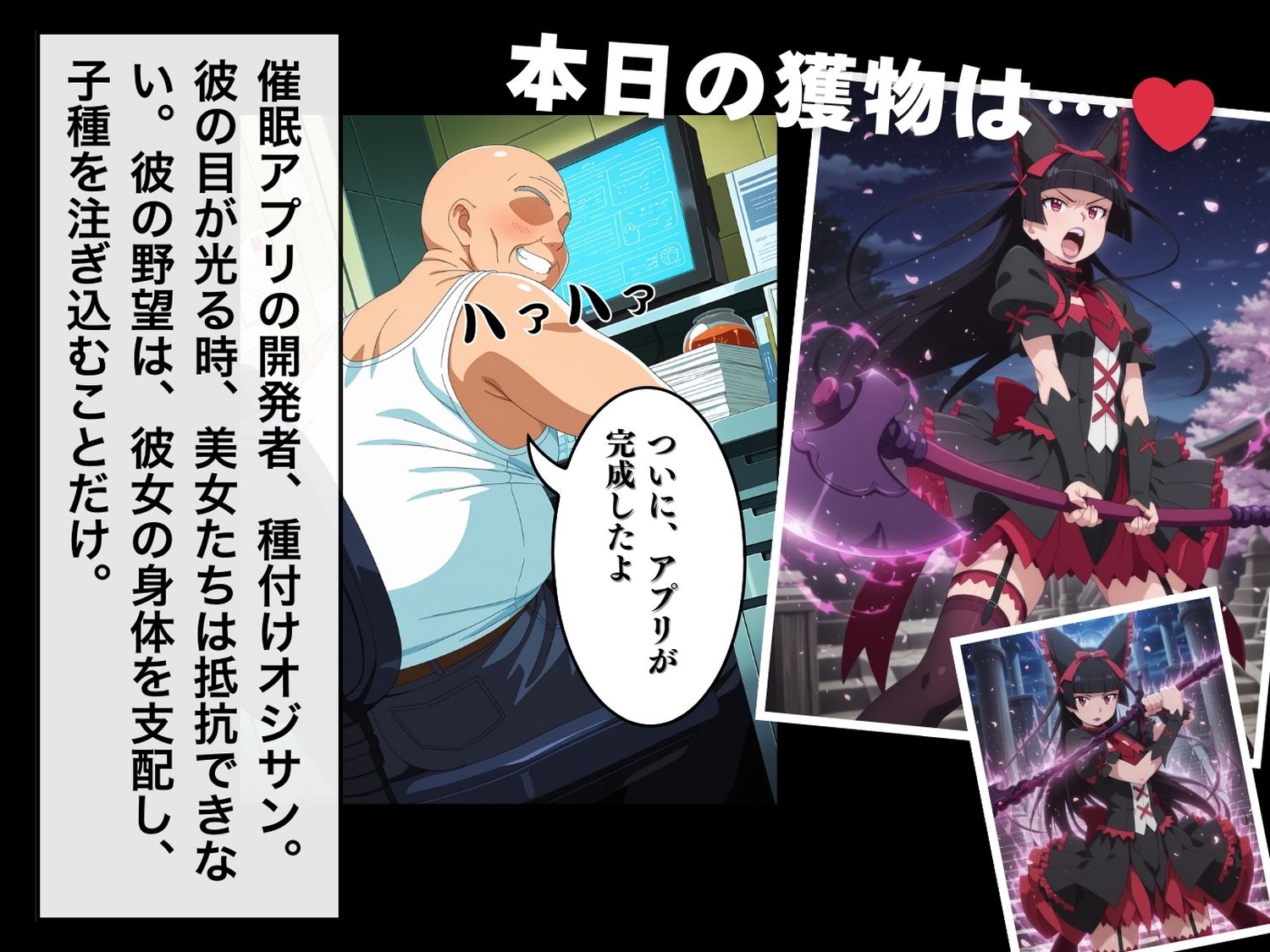 【催●・寝取られ・妊娠】ロゥリィ・●ーキュリー - サンプル画像 1