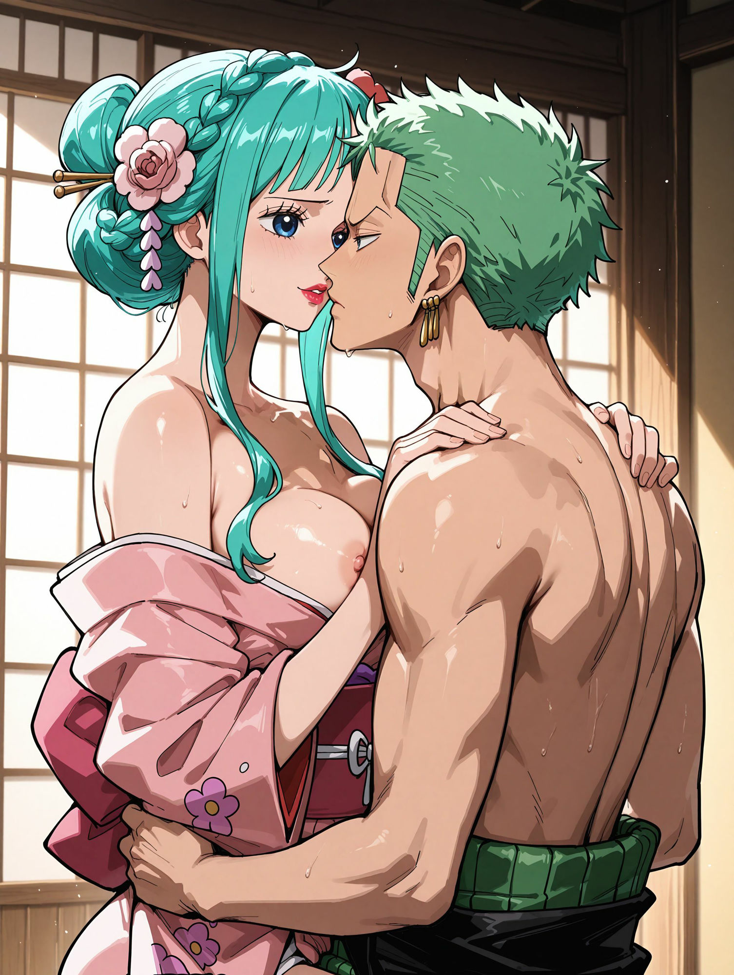 ゾロひよ  ラブラブセックス - サンプル画像 2