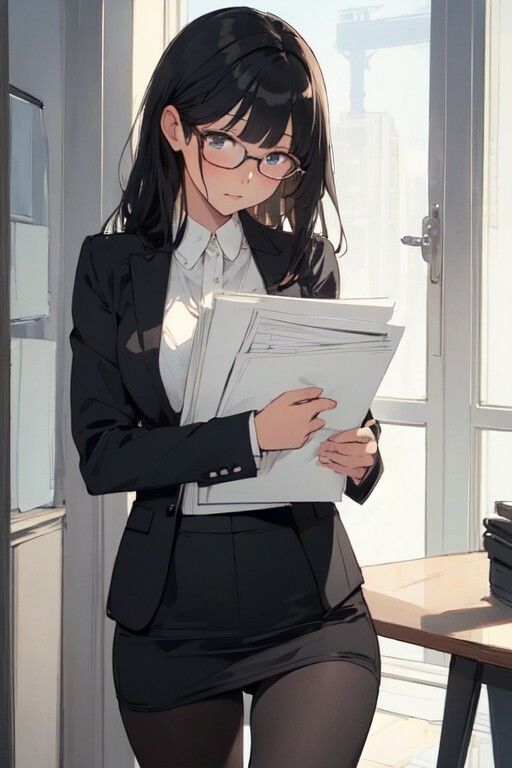 メガネっ娘のえっちな画像2 - サンプル画像 1