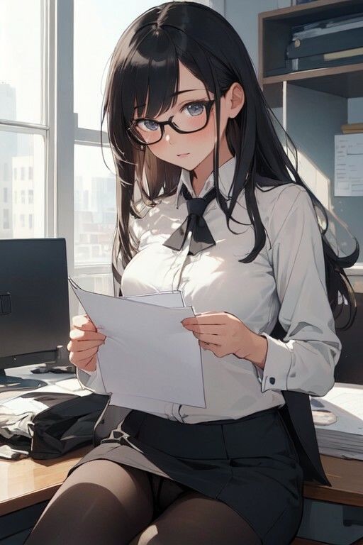 メガネっ娘のえっちな画像2 - サンプル画像 2