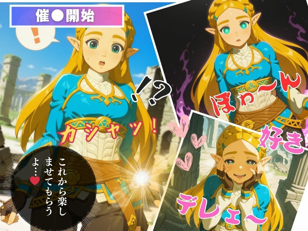 催●支配 ゼ●ダ姫〜おじさんの子を妊娠〜ブレス オブ ● ワイルド - サンプル画像 6