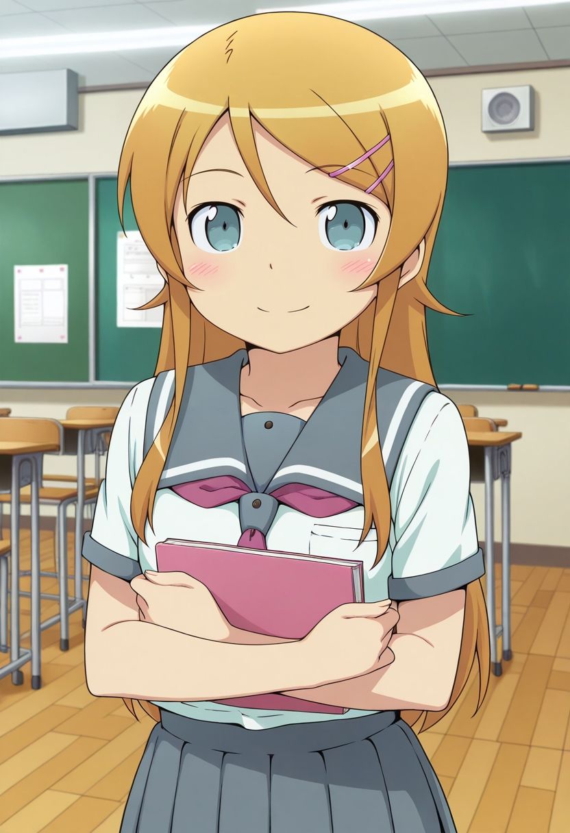 俺たちの性処理担当  -高坂桐乃（制服ver）- - サンプル画像 1