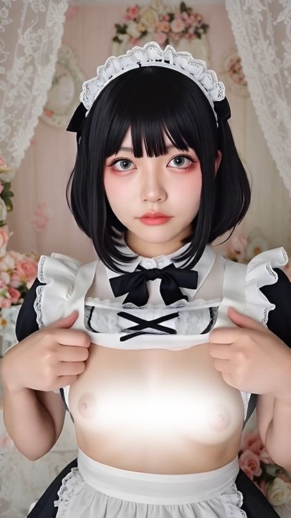 【動画】ぽろりメイド vol.3｜清楚25人のリアル脱衣モーション集〈やさしく、ゆるめる〉 - サンプル画像 1