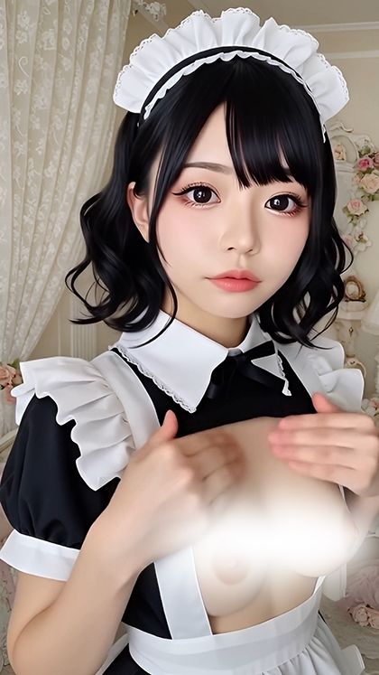 【動画】ぽろりメイド vol.3｜清楚25人のリアル脱衣モーション集〈やさしく、ゆるめる〉 - サンプル画像 3
