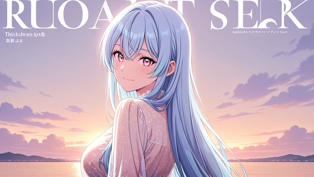 巨乳赤髪＆水色髪グラドルがカメラマンと秘密の中出し撮影【4K】 - サンプル画像 3