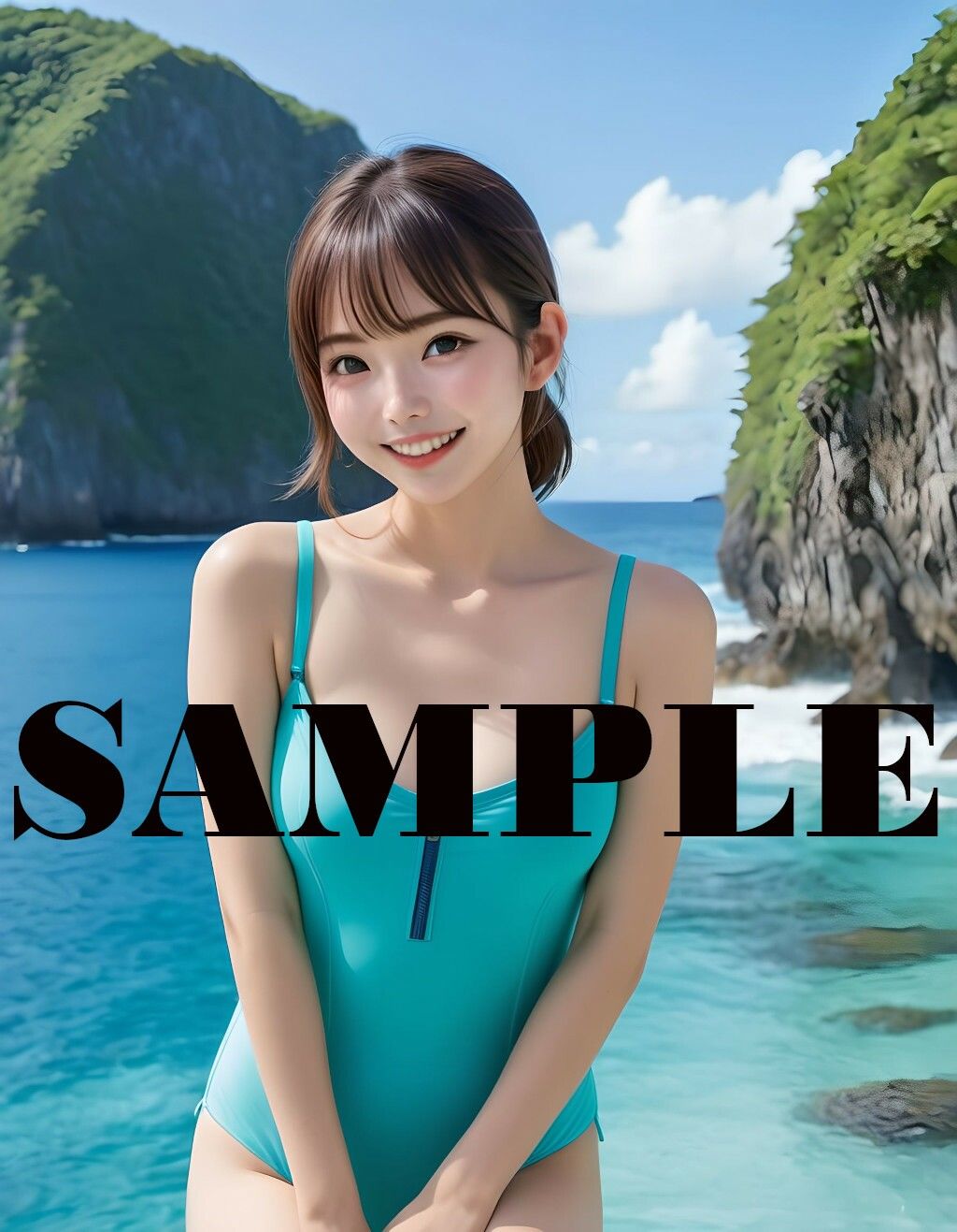 白石ひなた 水着写真集 Hinata Vol.1 - サンプル画像 1