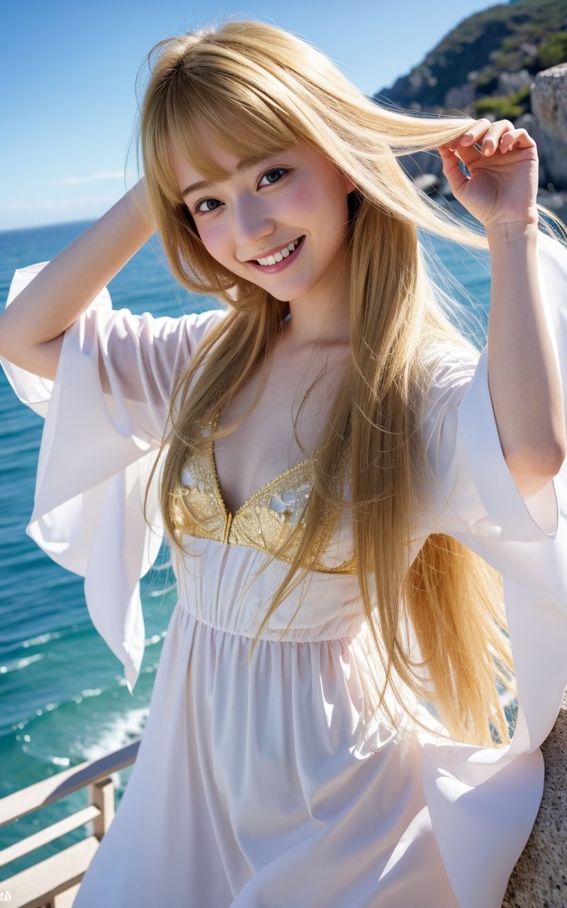 AI美女写真集┃金髪の外国人美女 - サンプル画像 8