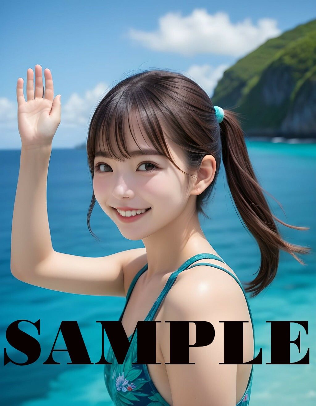 白石ひなた 水着写真集 Hinata Vol.5 - サンプル画像 4