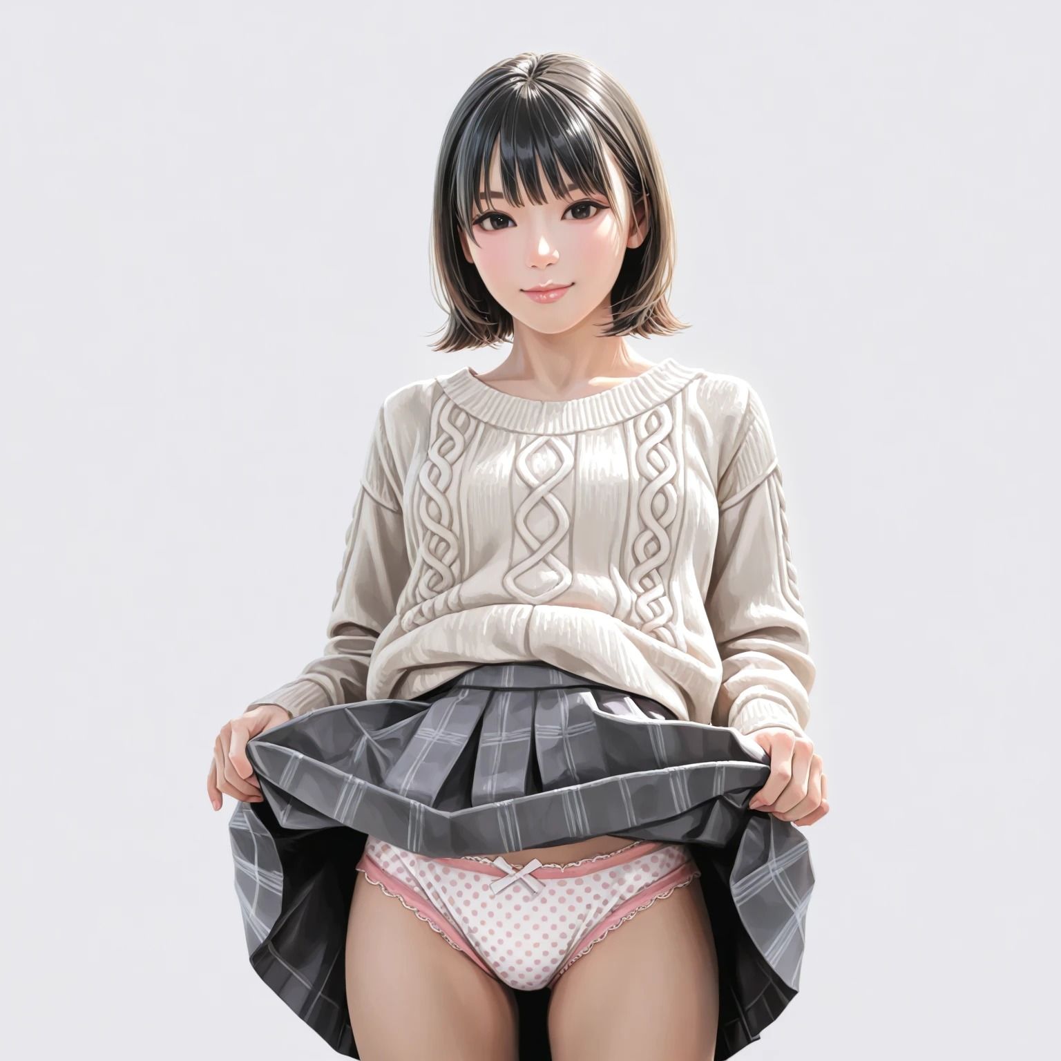 優等生のパンティーたくしあげさつえいかい（470枚） - サンプル画像 5