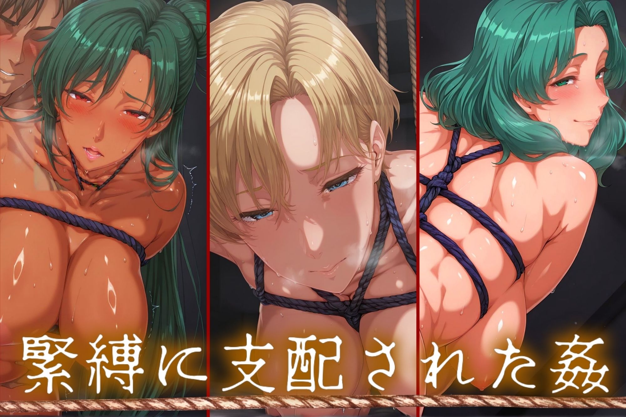 淫縄姦裏闇〜緊縛化されたヒロイン〜  高画質4K天海冥 編 - サンプル画像 1