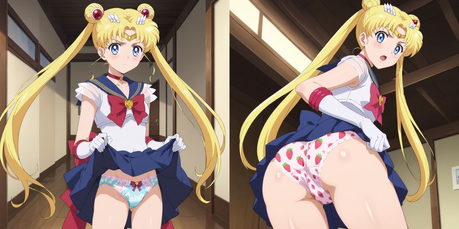 美少女戦士のパンツ - サンプル画像 1