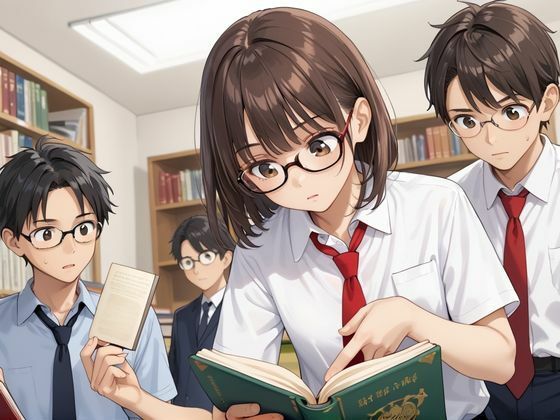 真面目な眼鏡J〇はHが好き - サンプル画像 1