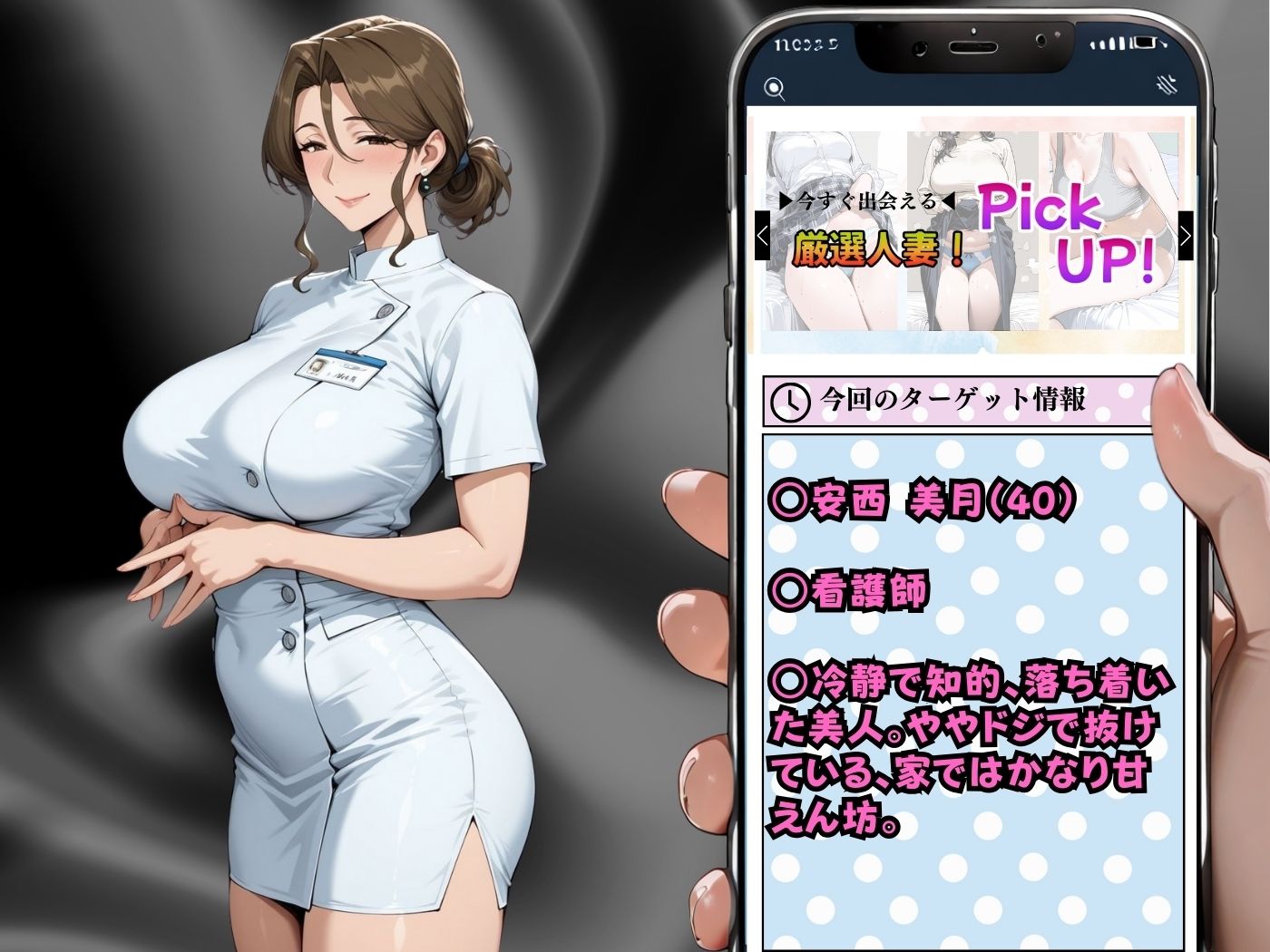 肉感人妻種付け〜でか乳看護師に淫乱逆診察 オホ顔決めてイキ狂う - サンプル画像 2