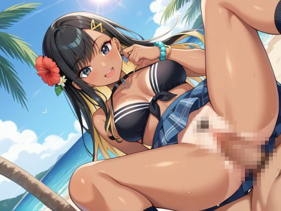 水着を着たギャルと海で孕ませセックスする - サンプル画像 7