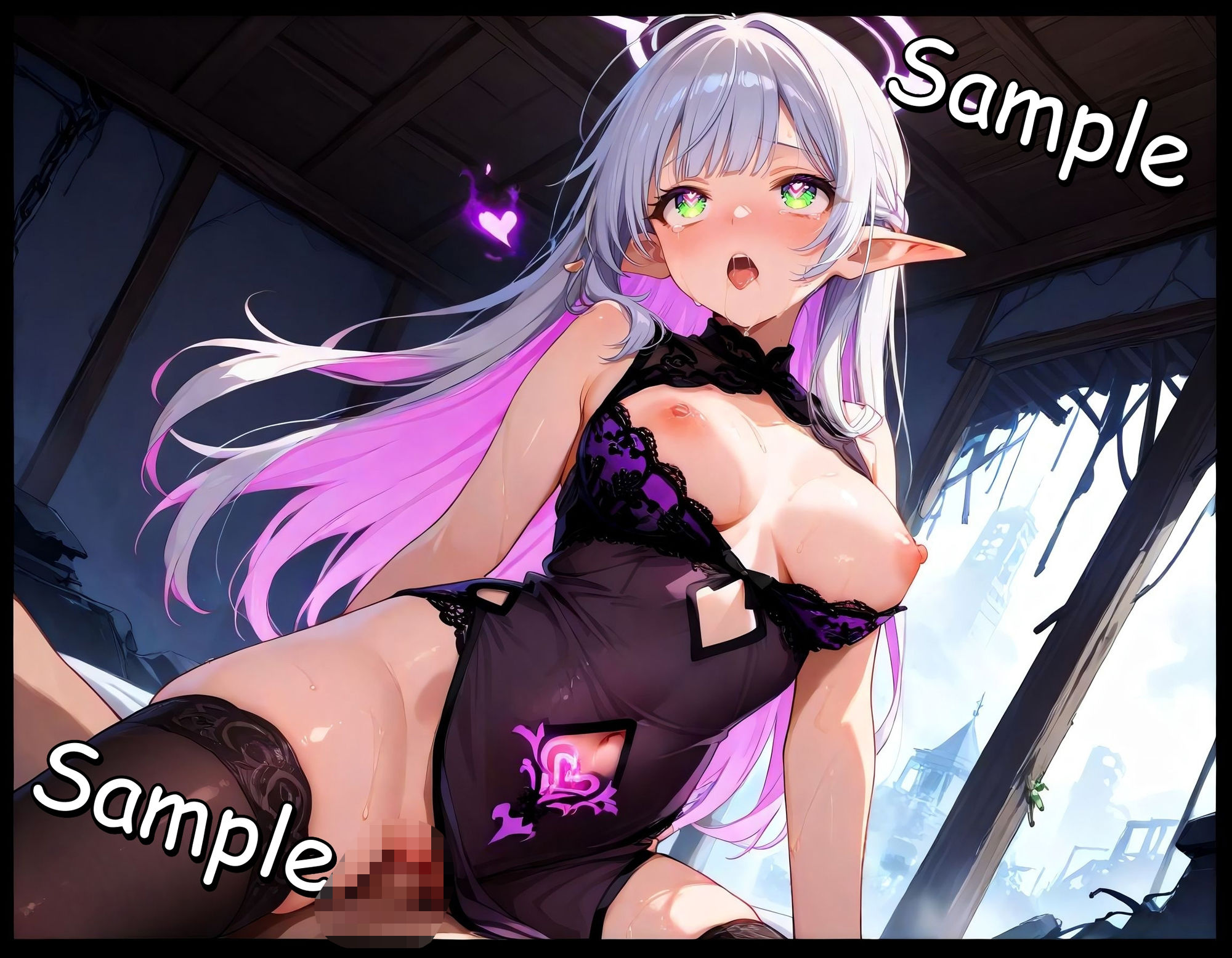 呪われた魔女と秘密の契約 〜夜の森で交わす禁断の儀式〜 - サンプル画像 4