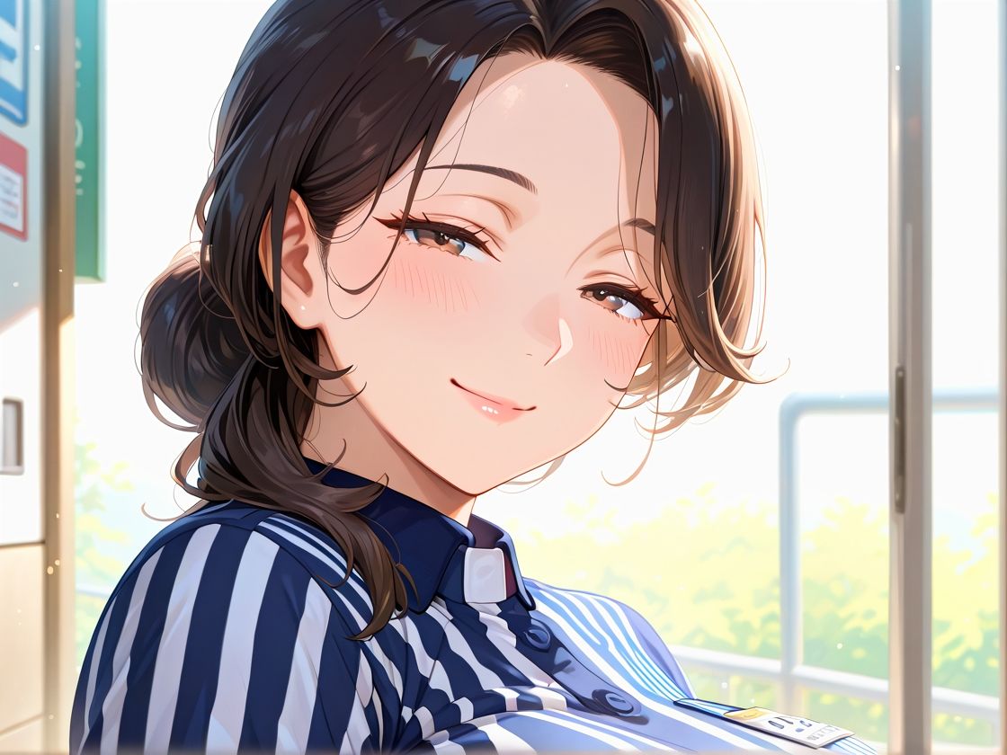 夫に言えないバイト先での中出しSEX - サンプル画像 4