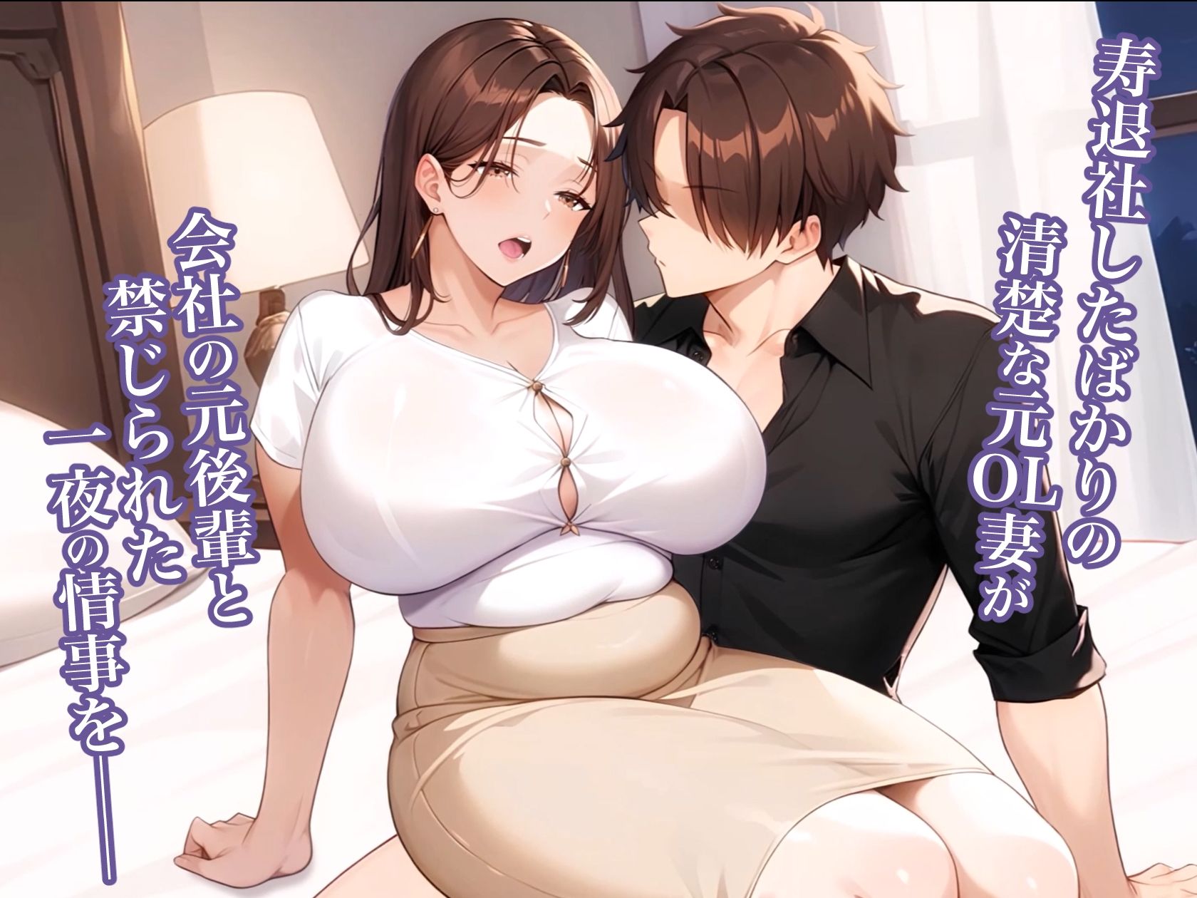 【Live2Dアニメ】元上司ムッチリ人妻の爆母乳一番搾り - サンプル画像 1