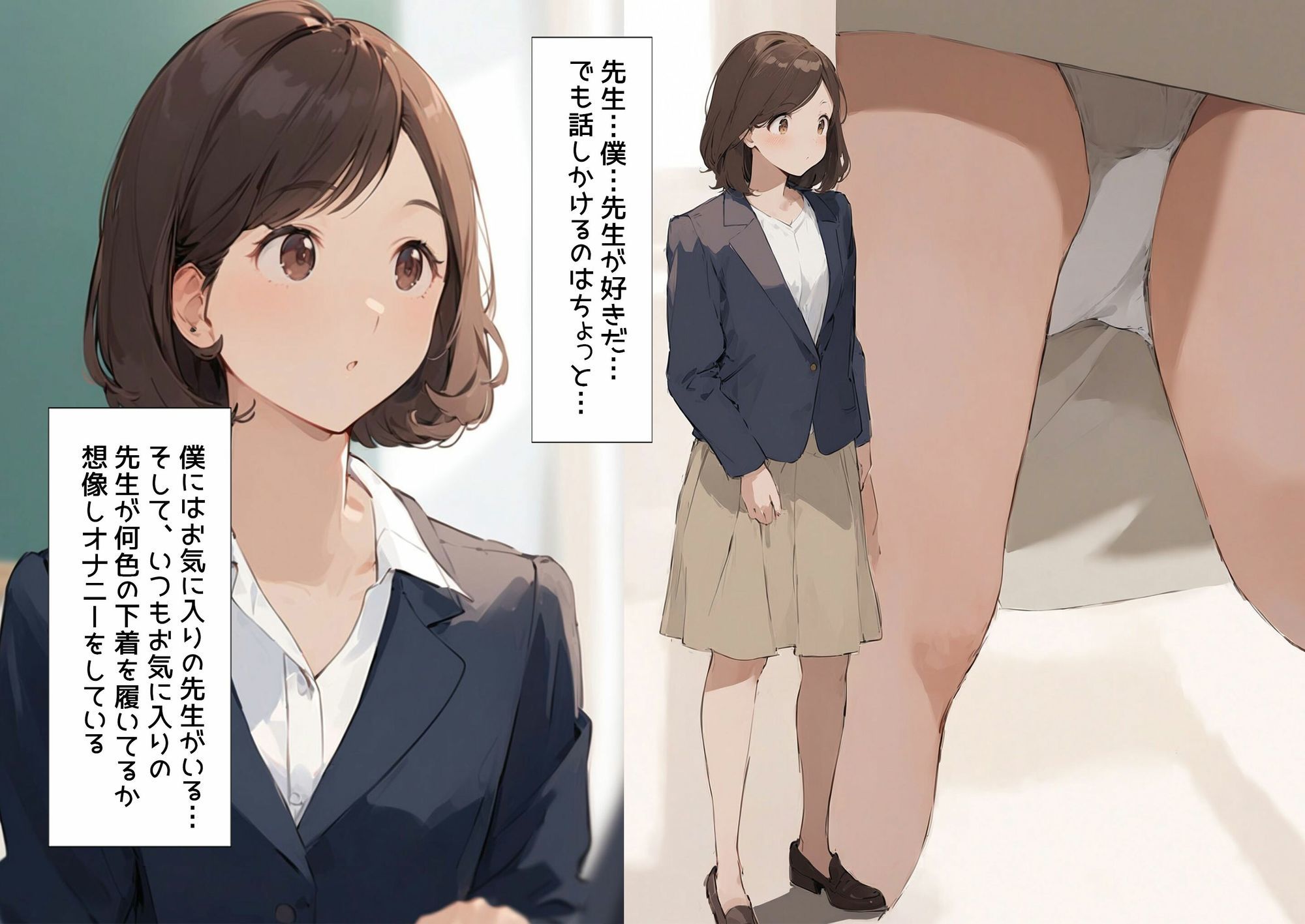 僕は女教師の下着以外は興味がない - サンプル画像 1