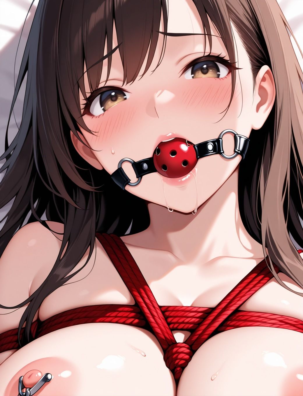 巨乳たわわJK  おもちゃ調教 - サンプル画像 4