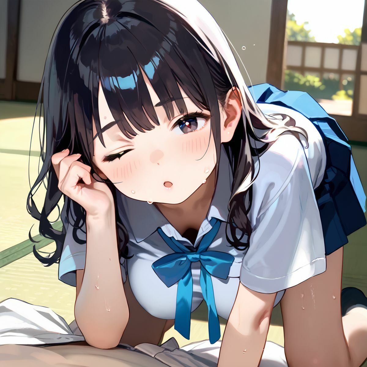 性欲が強すぎる田舎の巨乳女子校生にひたすら誘惑されて、何十発も搾り取られた夏の三日間01 - サンプル画像 2