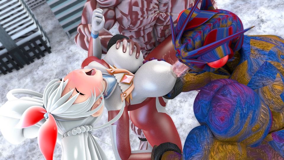光の女神メロディナVSデュアル星人＆ギャブル星人 - サンプル画像 3