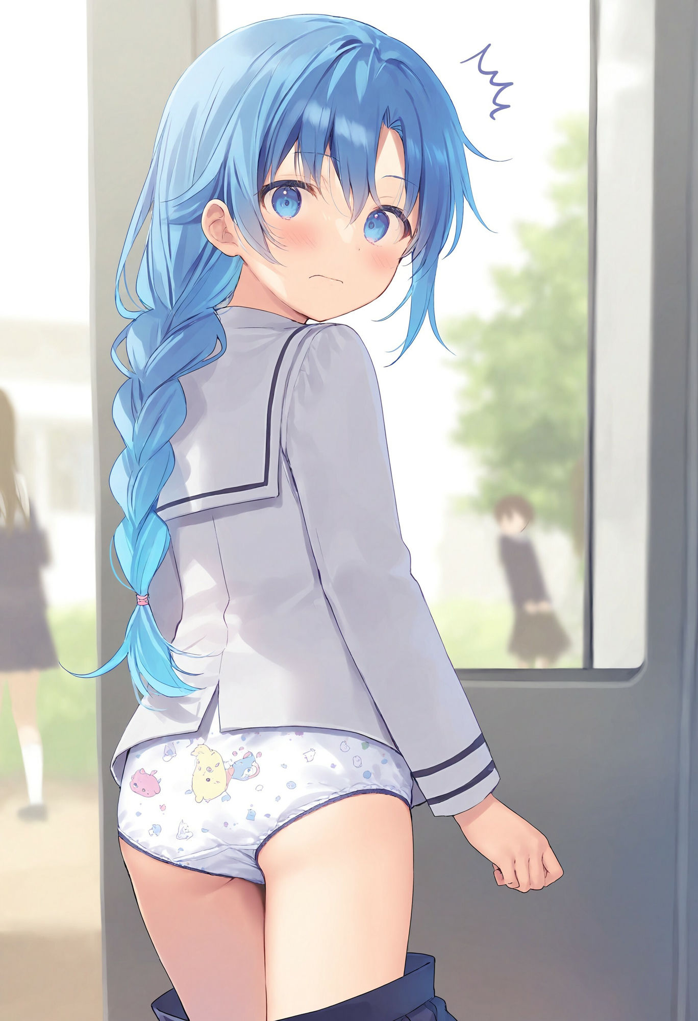 スカートがいきなり落ちてパンモロ - サンプル画像 4