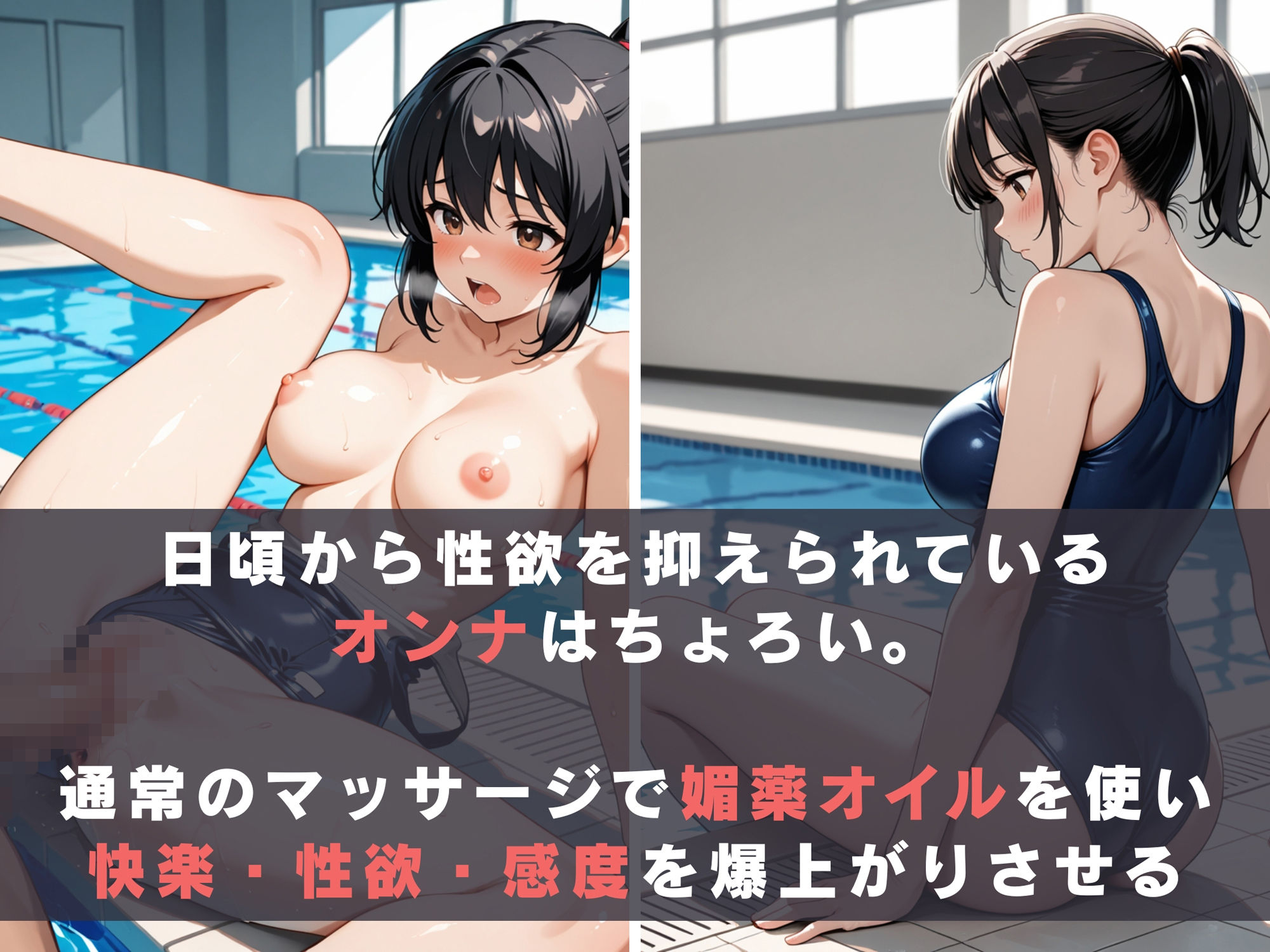 部員と顧問に狙われイキ墜ちする紅一点の女子部員 - サンプル画像 3