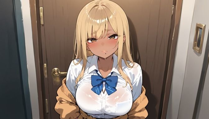 爆乳黒ギャルに種付け - サンプル画像 1