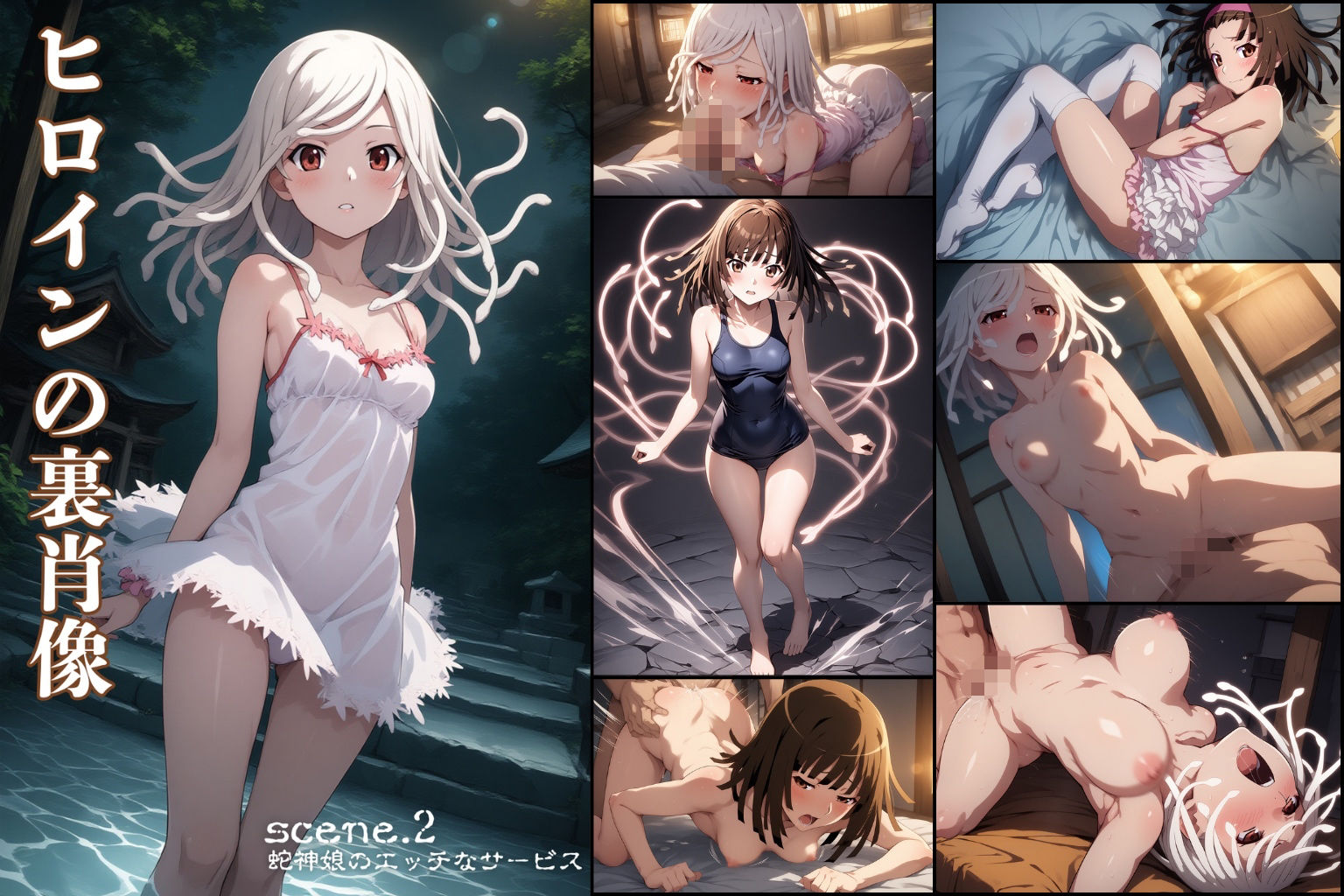 ヒロインの裏肖像〜魔法少女と蛇神の娘〜 - サンプル画像 5