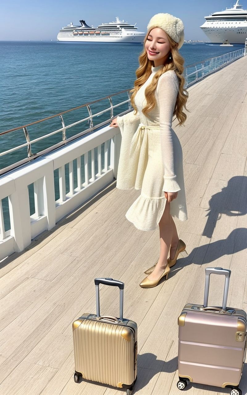 AI美女写真集┃旅行の美女 - サンプル画像 2