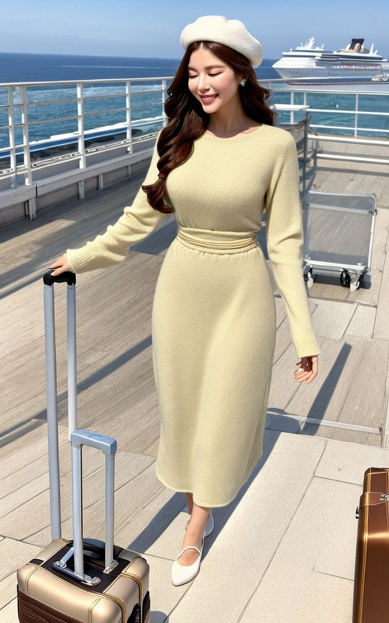 AI美女写真集┃旅行の美女 - サンプル画像 8