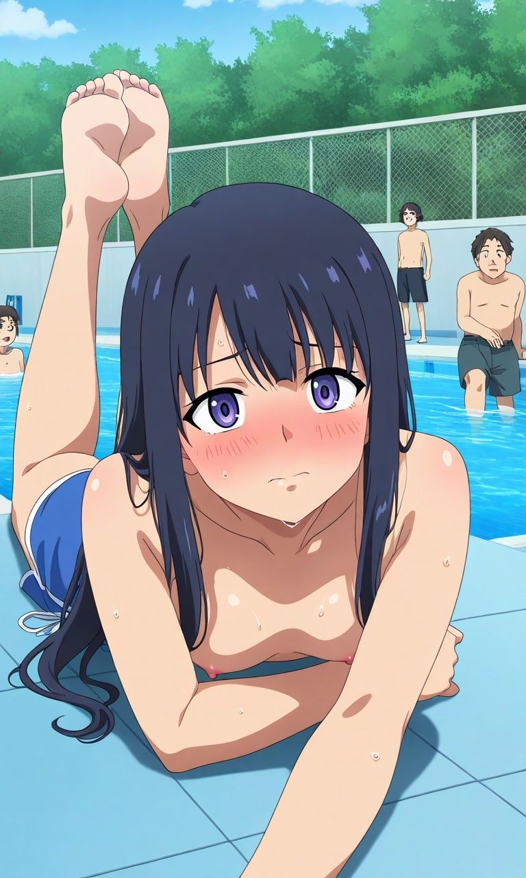 強●的な男水着チャレンジ！？〜上裸でプールに晒される子たち〜 - サンプル画像 9