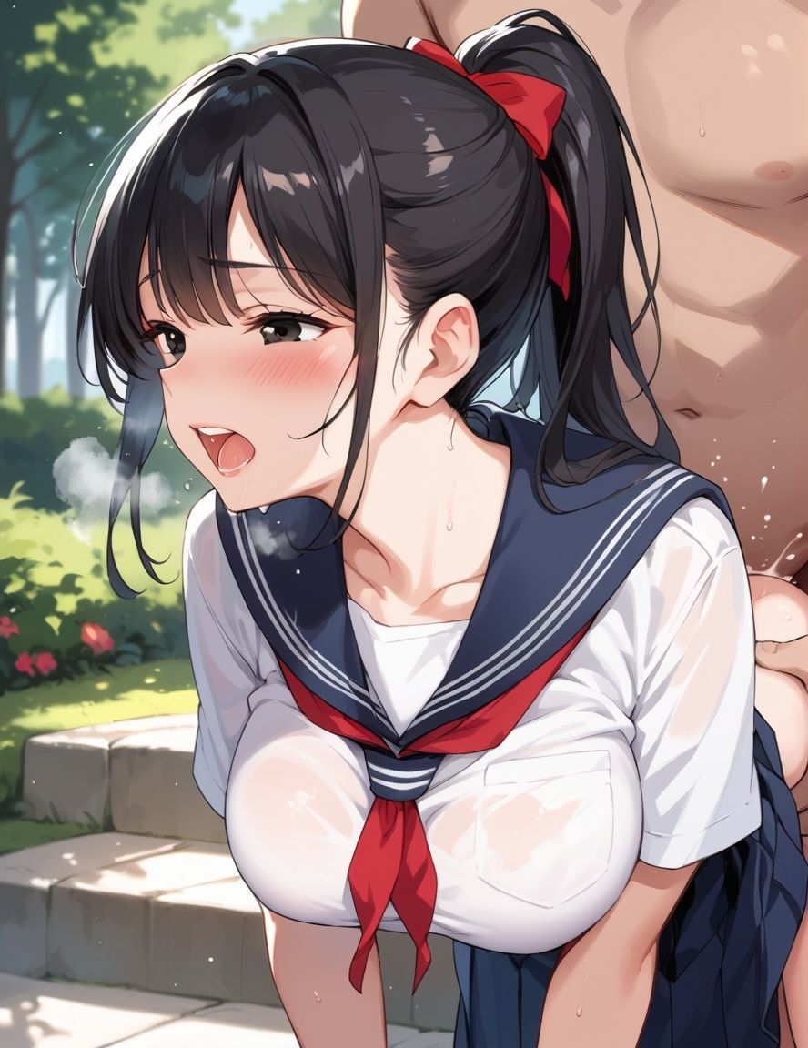 淫乱学園の娘のパパ活SEX覗き見 - サンプル画像 4